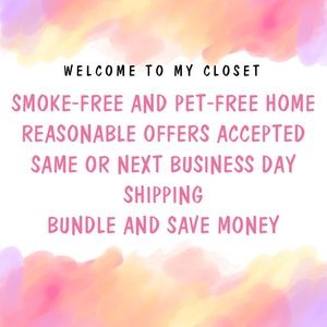 Welcome to my closet!